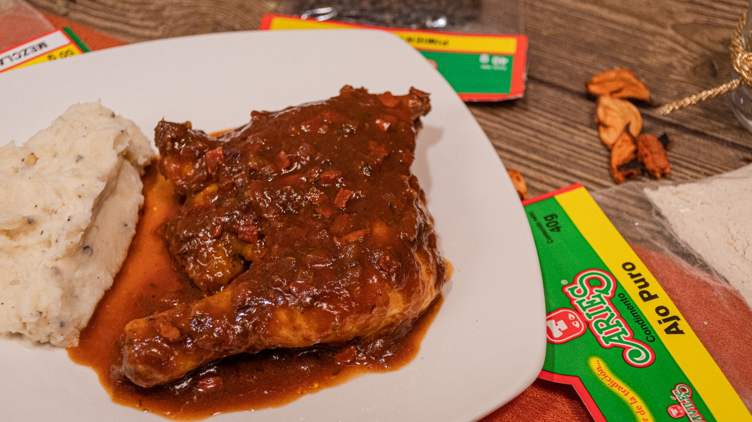 Pollo en Salsa BBQ