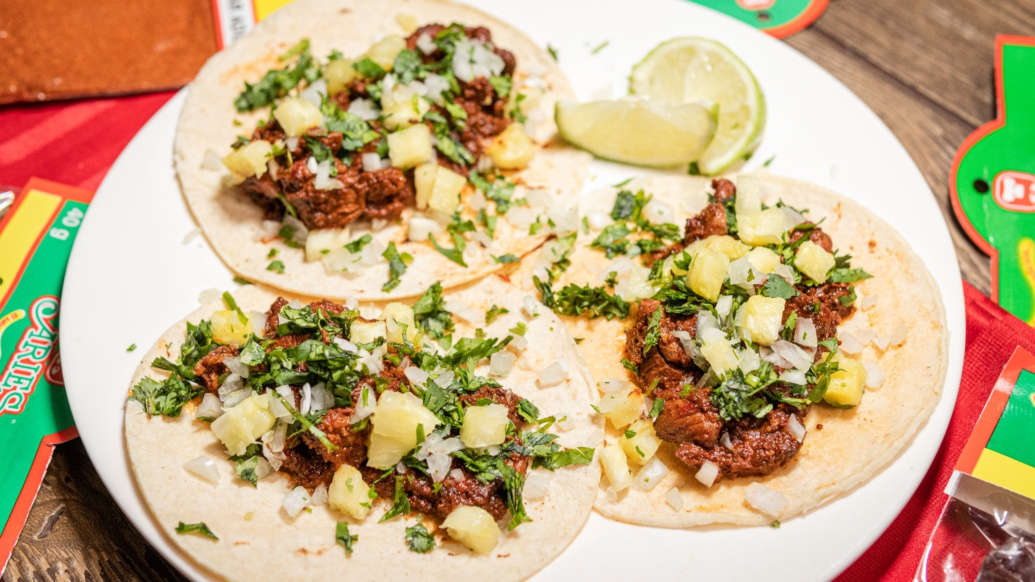 Tacos de Carne Adobada