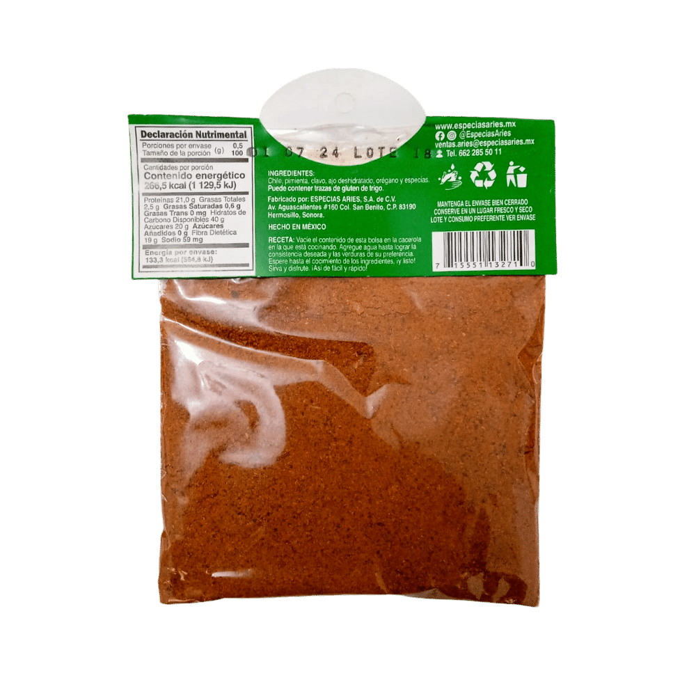 Mezcla Para Sazonar Barbacoa Aries® - 50 g